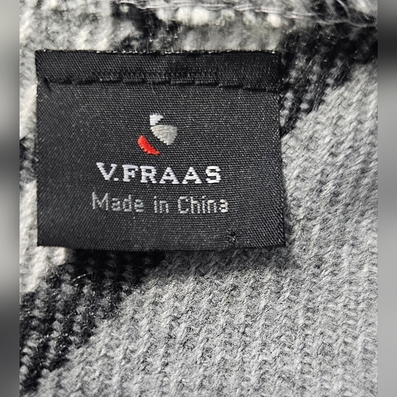 V.Fraas Women's Gray Pullover Poncho One Size - Picture 4 of 5